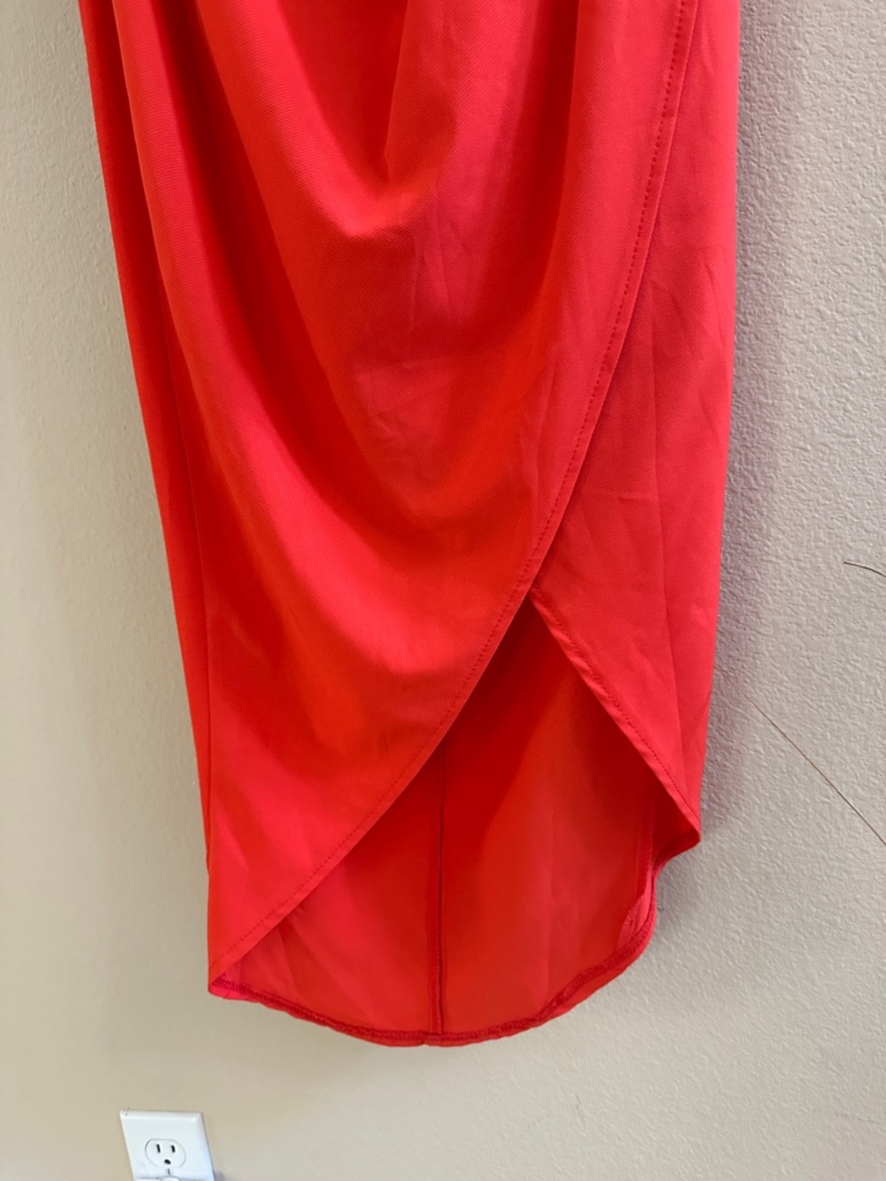 Red Strappy Sweetheart Midi Dress - Picture 3 of 7